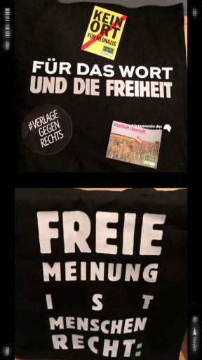 Die Giveaway-Tasche des Börsenvereins (oben provisorisch verbessert) Die Giveaway-Tasche des Börsenvereins (oben provisorisch verbessert)